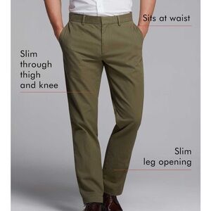 Men’s Banana Republic stormy blue Aiden Slim Fit chinos. Size 30x32, never worn.